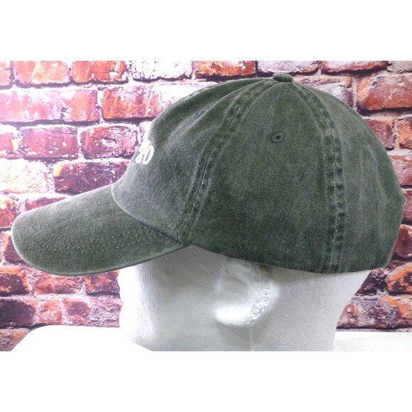 Pelago Adjustable Green Cotton Baseball Cap One Size Fits All - Picture 4 of 6